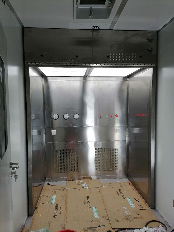 負(fù)壓稱(chēng)量室制作安裝實(shí)拍圖