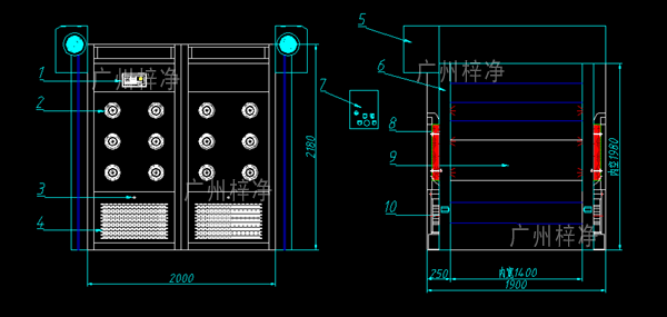 快速卷簾門風淋室 快速卷簾門風淋室